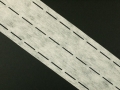 Bundeinlage Bundfix Bügelvlies Stanzband Vlies weiß - 50 cm