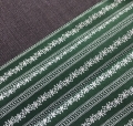 Bild 2 von Dirndl Nähpaket Conny klassisch grün grau Streifen  / (Größe) Größe 34-40