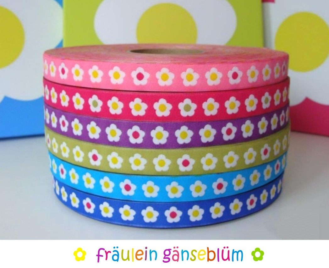 Fräulein Gänseblüm Webband woven ribbon