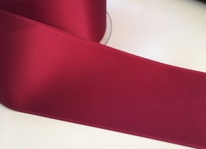 Reststck-Satinband---Schrzenband---40-mm-breit---weinrot-180-cm
