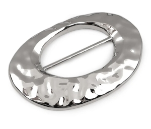 Dirndlschnalle-Grtel-Schrze---Metall---silberfarben---50mm