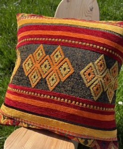 Gobelin-Kissenhlle---Marrakesch---rot-orange-gelb---45x45cm