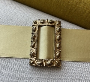 Grtelspange--Schrzenspange----Spritzguss-galvanisiert---goldfarben