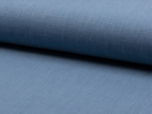 Reststck-Leinenstoff----taubenblau----Dirndl---75-cm