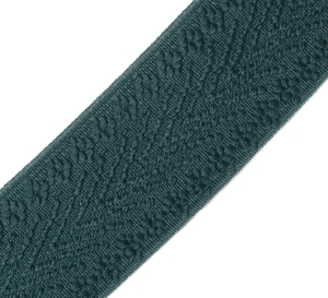 Reststck-Gummiband-fr-Trachtengrtel---4-cm----seegrn--Dirndlgrtel-elastisch-110-cm