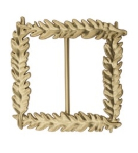 Dirndlschnalle--Schliee-Grtel-Schrze---Metall----goldfarben---50mm
