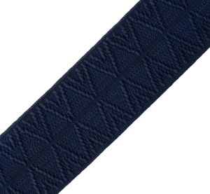 Reststck-Gummiband-fr-Trachtengrtel---4-cm----nachtblau-Dirndlgrtel-elastisch-85-cm