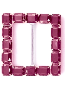 Dirndlspange-Schliee--Schrze---Metall---pink--silberfarben-33mm