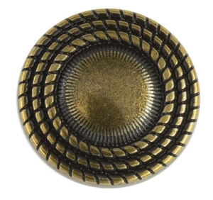 Metallknopf-flach----Dirndl---goldfarben-schwarz---15mm
