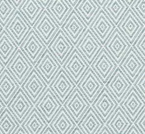 Jacquard-Dirndl-Stoff--knitterfrei---Ornamentmuster---altblau-creme---190-cm