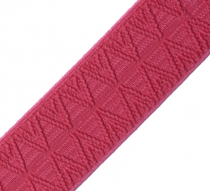 Reststck-Gummiband-fr-Trachtengrtel---4-cm----pink-beere-Dirndlgrtel-elastisch-125cn