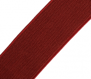 Reststck-Gummiband-fr-Trachtengrtel---5-cm----dunkles-ziegelrot-Dirndlgrtel-elastisch-100-cm
