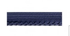 Reststck-Paspel-Paspol---Biese-Satin---gedreht---10-mm-breit---dunkelblau---Farbe23----410cm