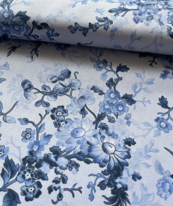 Dirndl-Stoff-Blumen---altblau-dunkelblau-----100-cm