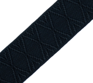 Gummiband-fr-Trachtengrtel---4-cm----nachtblau-schwarz-Dirndlgrtel-elastisch-gewebt-150-cm