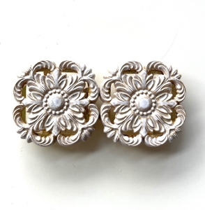 Dirndlschnalle-Schliee--Schrze---creme-gold