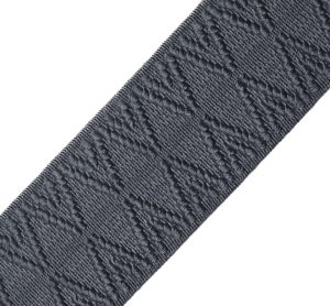 Gummiband-fr-Trachtengrtel---4-cm----grau-Dirndlgrtel-elastisch-gewebt--100-cm