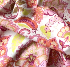 Baumwollstoff-Voile---Blumen----wei-pink-orange---50-cm
