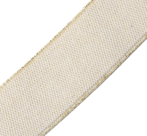 Gummiband-fr-Trachtengrtel---5-cm----elfenbein-gold-Dirndlgrtel-elastisch-gewebt