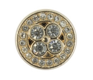 Metallknopf-goldfarben-mit-weien-Steinchen---Dirndl-11mm