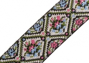 Reststck-Gummiband-fr-Trachtengrtel---4-cm----Dirndlgrtel-elastisch--92-cm