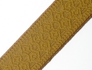 Reststck-Gummiband-fr-Trachtengrtel---4-cm----gold-lurex-Dirndlgrtel-elastisch--50-cm