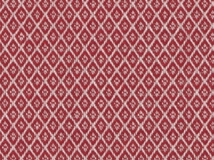 Reststck-Jacquard-Mischgewebe-knitterarm-Ornamentmuster-Waben---rot------210-cm