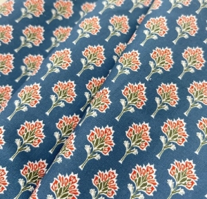 Baumwolle-Popeline---Blumen----50cm