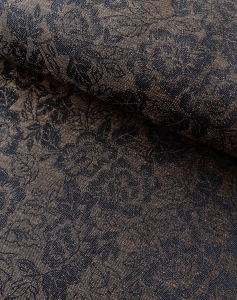Jacquard-knitterfrei-Blumenmuster---schokolade-dunkelbraun-schwarz---50-cm