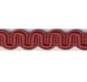 Posamentborte-Bogen---10-mm-breit---hermesrot---Farbe-97