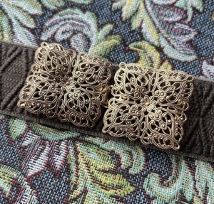 Dirndlschnalle-Schliee--Schrze---Metall---goldfarben