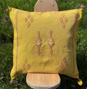 Kantha-Kissenhlle---Marrakesch---gelb---45x50cm