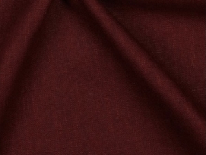Reststck-Leinenstoff----bordeauxrot----Dirndl---140-cm