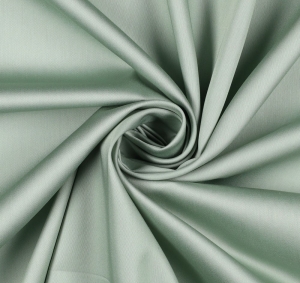 Reststck-Dirndl-Stoff--Baumwollsatin-uni---salbei---135-cm