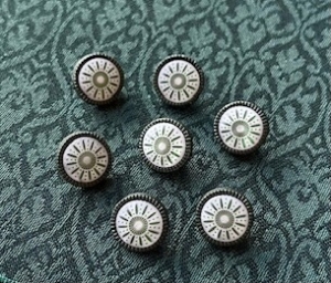 Knopf---Dirndl---galvanisiert---dunkelgrn--12mm