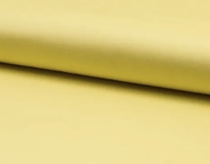 Dirndl-Stoff-Baumwollsatin-Blumen---zitronengelb-hellgelb-gelb---50-cm