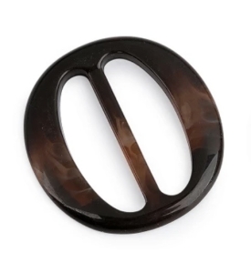 Dirndlspange-Schrzenspange-Schliee--Schrze---braun---34-mm