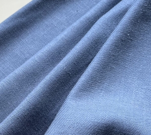 Reststck-Leinen-Viskose-Mischgewebe-knitterfrei---altblau---170cm