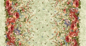 Baumwollstoff---Blumen-----50-cm