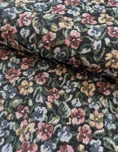 Gobelin-Jacquard-Stoff-Dirndl---Blumenmuster---200-cm