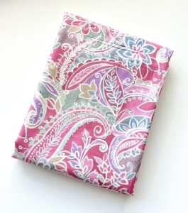 Baumwollstoff---Indien----rosa-salbei-Paisley---50-cm