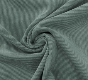 Reststck-Breitcord-Samtcord---dunkelgrn-pastell---120-cm