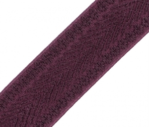 Reststck-Gummiband-fr-Trachtengrtel---4-cm----burgunder--Dirndlgrtel-elastisch-gewebt--135cm