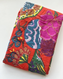 Reststck-Baumwollstoff---Indien----Blumen----110-cm