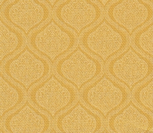 Reststck-Trachten-Dirndl-Stoff--Baumwollkper---knitterarm---Ornamente---sonnengelb---120-cm