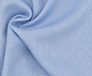 Wollsatin-Jacquard-Mischgewebe-knitterfrei-Ornamentmuster---hellblau----50-cm