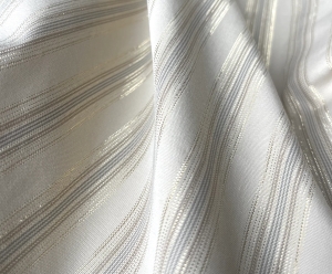 Italienischer-Baumwollstoff--gewebt----Streifen---beige-gold---50-cm