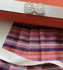 Jacquard-Stoffpaket-Spenzer-Rock-Querstreifen-Barbara