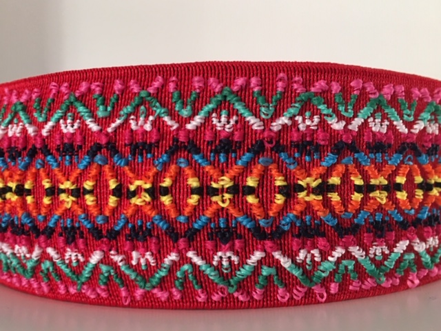 Bild 1 von Reststück Gummiband für Trachtengürtel -  5 cm  - Dirndlgürtel elastisch  55cm