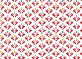 Bild 1 von Baumwollstoff Popeline - kleine Blumen  - weiß - 50 cm